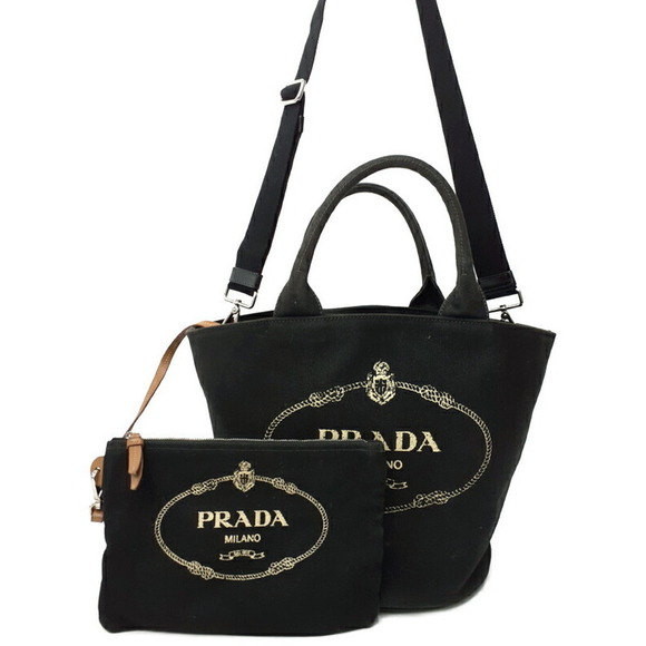 Prada Canapa Tote Bag - Picture 1 of 8